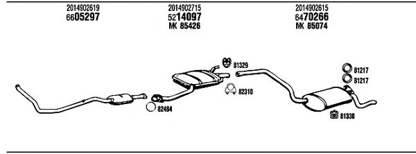 Exhaust System MB30603