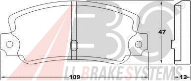Brake Pad Set, disc brake 36084