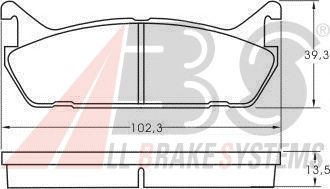 Brake Pad Set, disc brake 36723