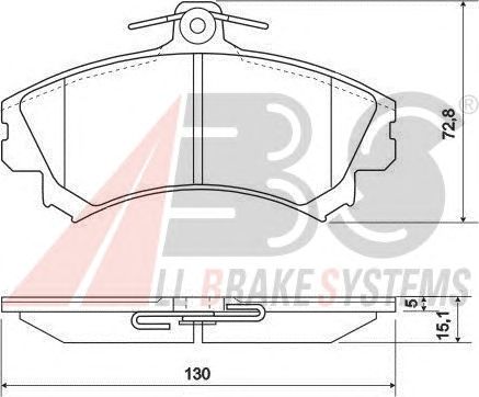 Brake Pad Set, disc brake 36919