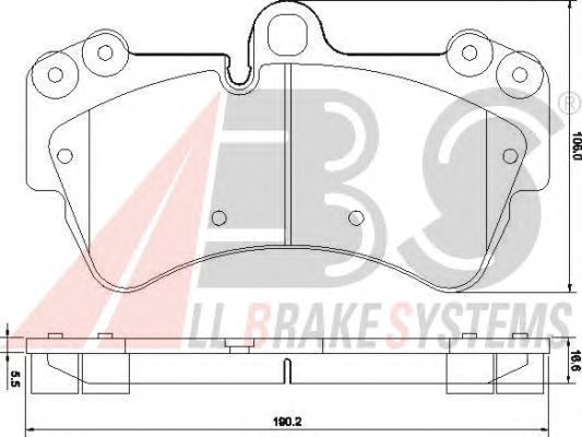 Brake Pad Set, disc brake 37391