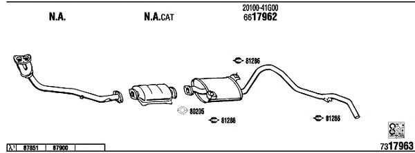 Exhaust System NI84003