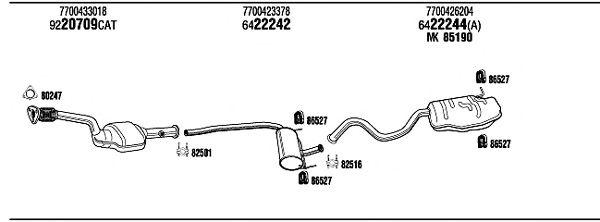 Exhaust System RE19518