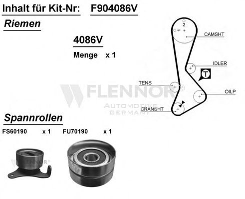 Timing Belt Kit F904086V