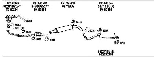 Exhaust System SEH23128