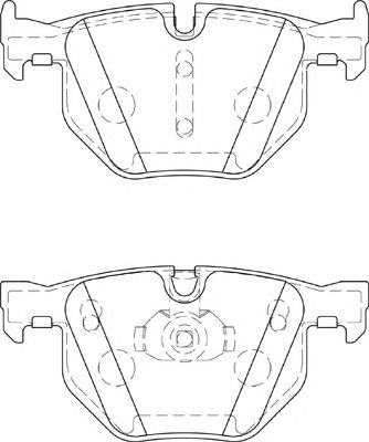 Brake Pad Set, disc brake FD7354A