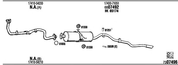 Exhaust System TO85832