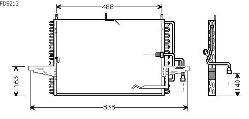 Condensator, airconditioning FD5213