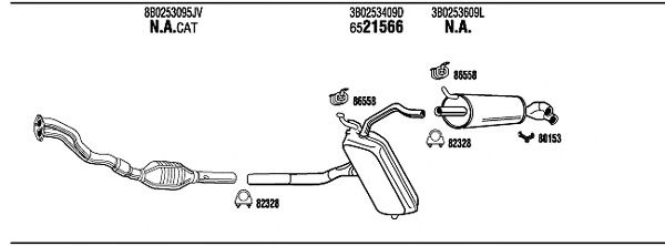 Exhaust System VW50932