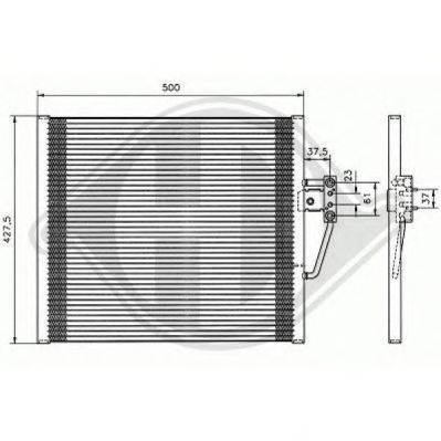 Condensator, airconditioning 8122301