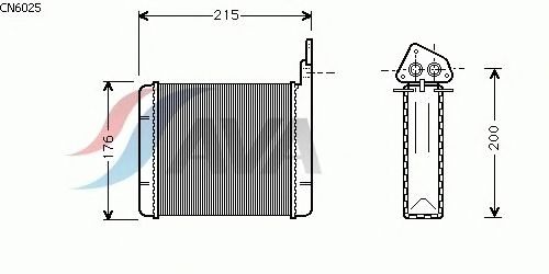 Heat Exchanger, interior heating CN6025