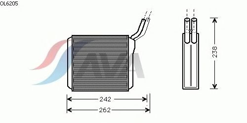 Heat Exchanger, interior heating OL6205