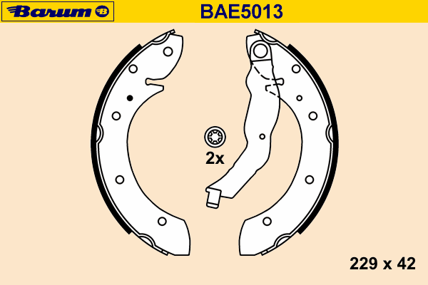 Bremsbackensatz BAE5013
