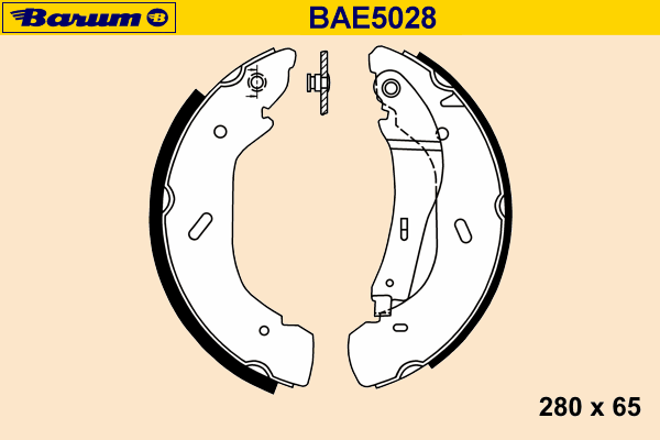 Brake Shoe Set BAE5028