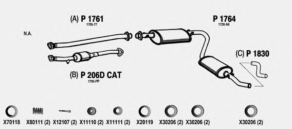 Exhaust System CI110