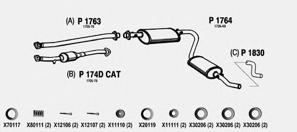 Exhaust System CI111