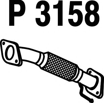 Tubo gas scarico P3158