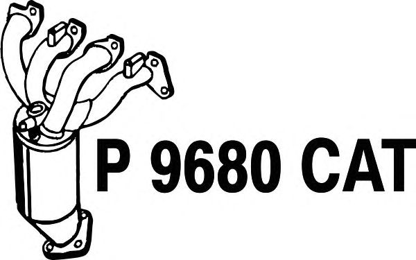 Catalytic Converter P9680CAT