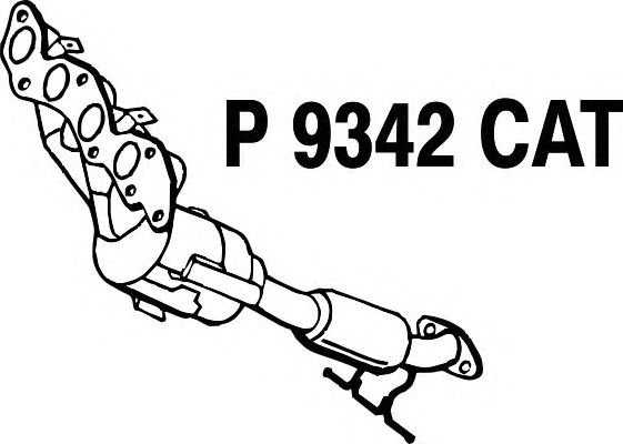 Catalytic Converter P9342CAT