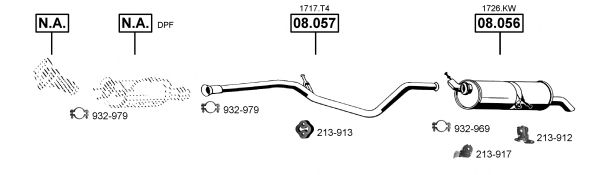 Exhaust System PE082860