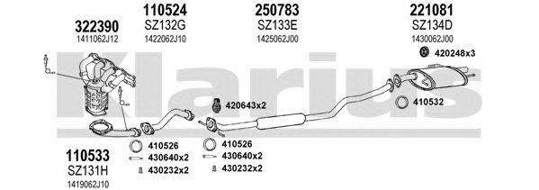 Exhaust System 820125E