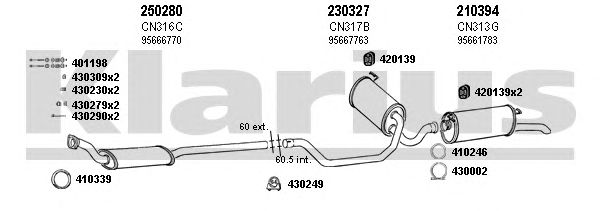 Exhaust System 180193E