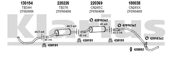 Exhaust System 180215E