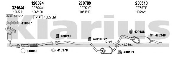 Exhaust System 361460E