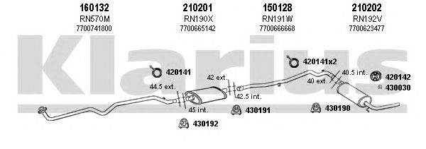 Exhaust System 720415E