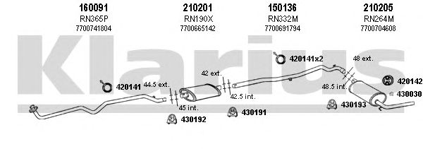 Exhaust System 720504E