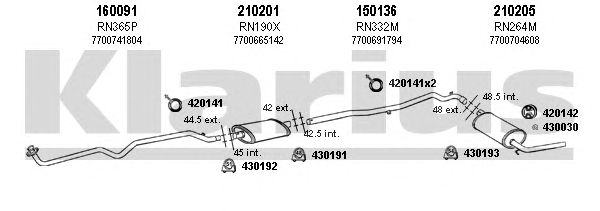 Exhaust System 720543E