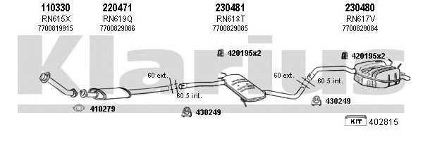 Exhaust System 720595E