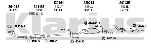 Exhaust System 750104E
