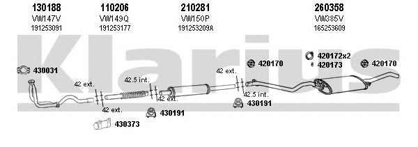 Exhaust System 930650E