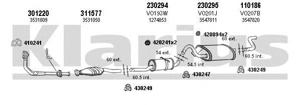 Exhaust System 960090E