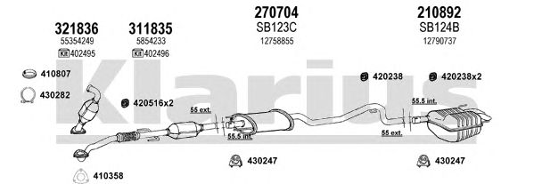Exhaust System 750197E