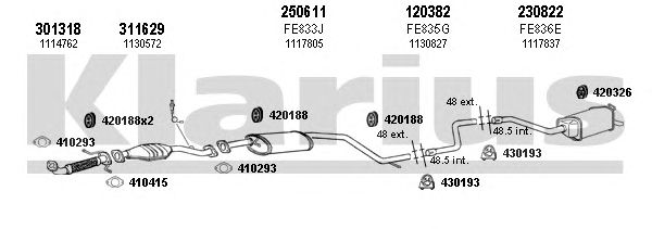 Exhaust System 361865E
