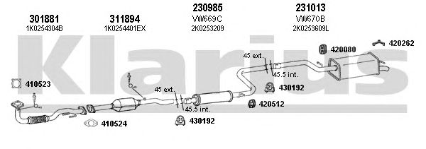 Exhaust System 931331E