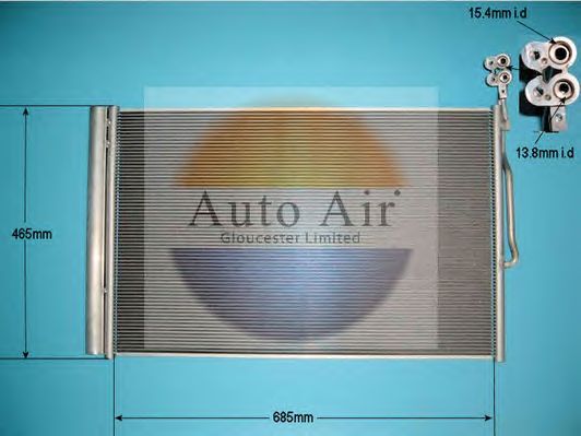 Condenser, air conditioning 16-6228