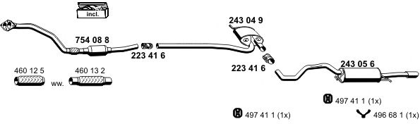 Exhaust System 010258