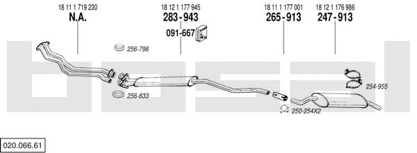 Exhaust System 020.066.61