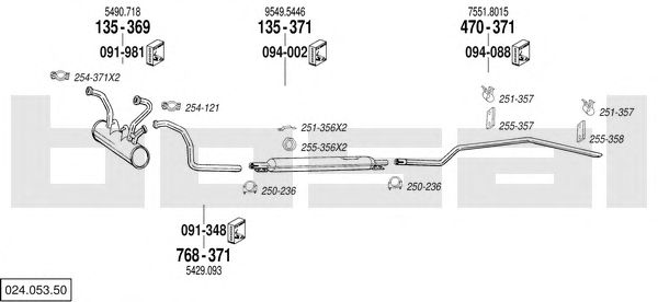 Exhaust System 024.053.50