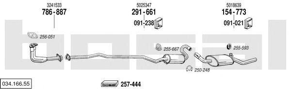 Exhaust System 034.166.55