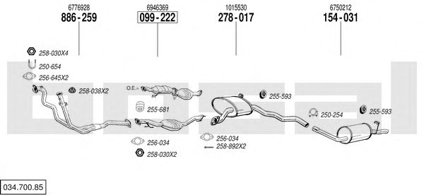 Exhaust System 034.700.85