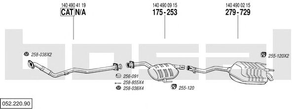 Exhaust System 052.220.90