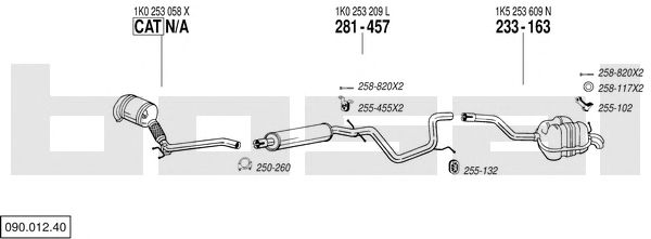 Exhaust System 090.012.40