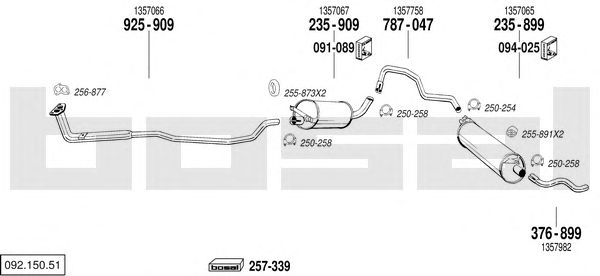 Exhaust System 092.150.51
