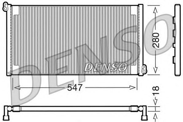 Condenser, air conditioning DCN09081