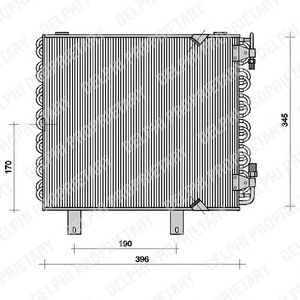 Condensator, airconditioning TSP0225019