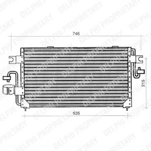 Condensator, airconditioning TSP0225340